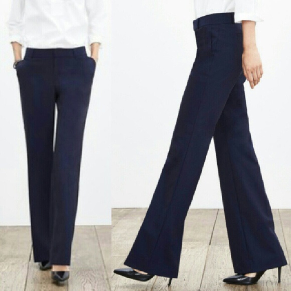 NWOT Banana Republic Navy Blue Martin Slacks